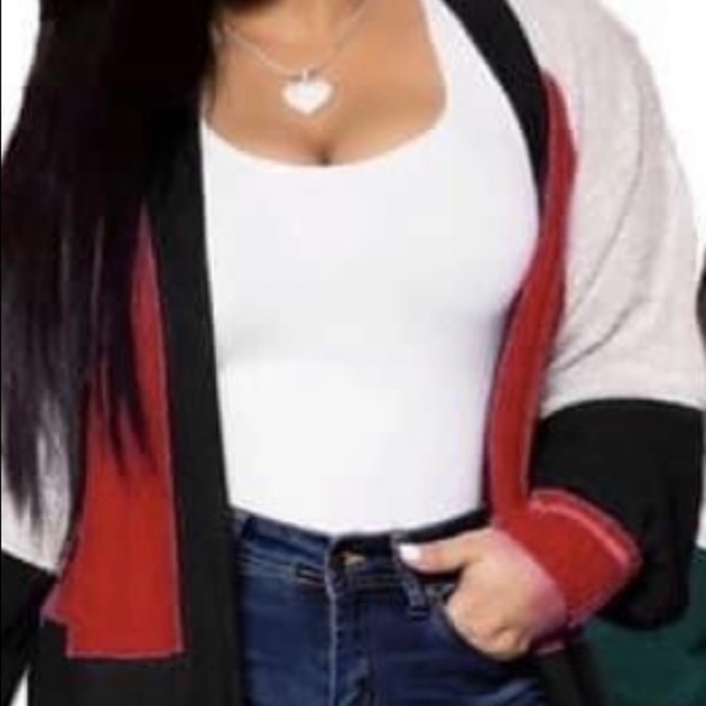 Color Block Cardigan